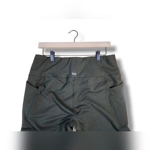 DSG Leggings Stretch Workout Pockets Quick Dry Moss/Olive Womens XL